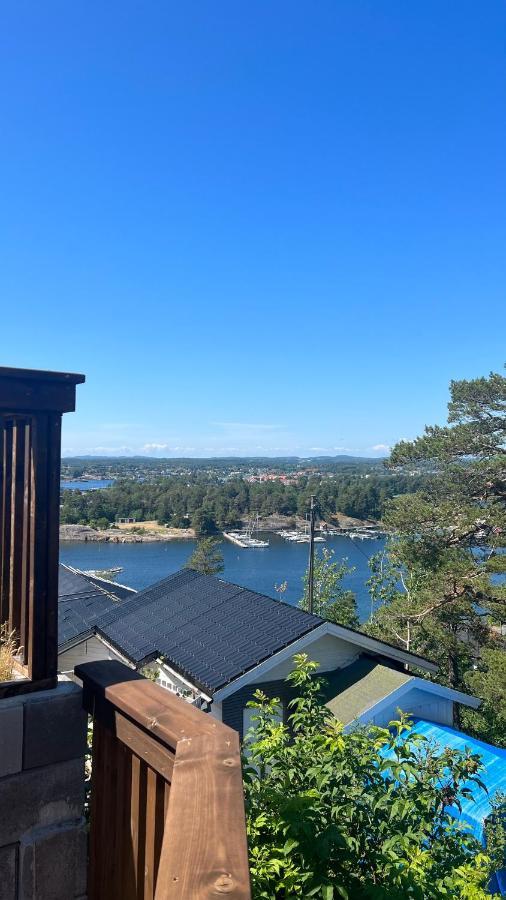 Apartamento Moderne Leilighet Med Panorama Utsikt Sandefjord Exterior foto